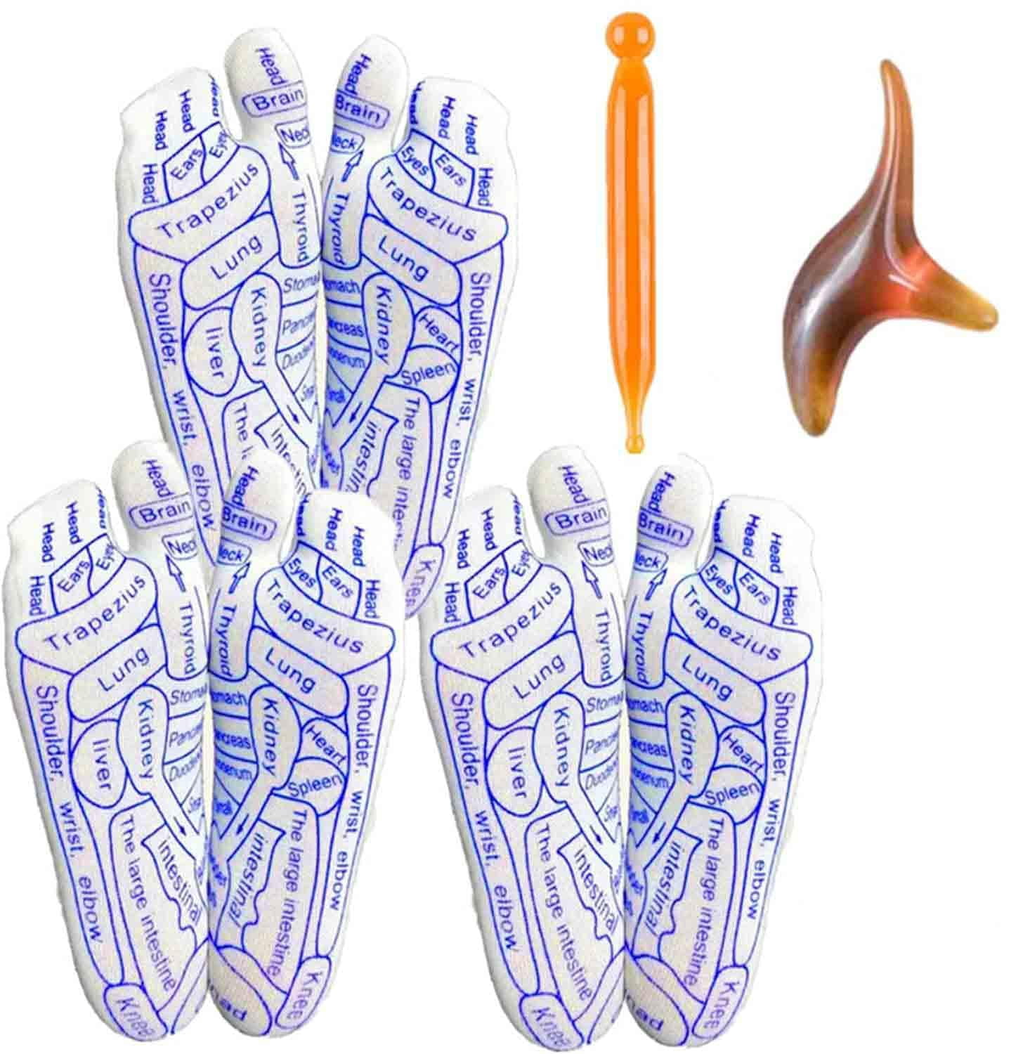 Feetyfirst Reflex Therapy Socks, Reflexology Socks, Foot Massage Socks ...
