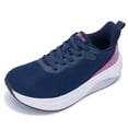 thumbnail image 1 of FefiYo Plantar Fasciitis Walking Sneakers, Wide Toe Box with Arch and Orthotic Support Rosebluepink US 9.5, 1 of 7