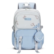 Girls Boys School Backpack, Large Capacity Student Middle School Backpack,Lightweight Waterproof Casual Bag with Cute Coin Purse,Ideal Gift for Travel Casual School