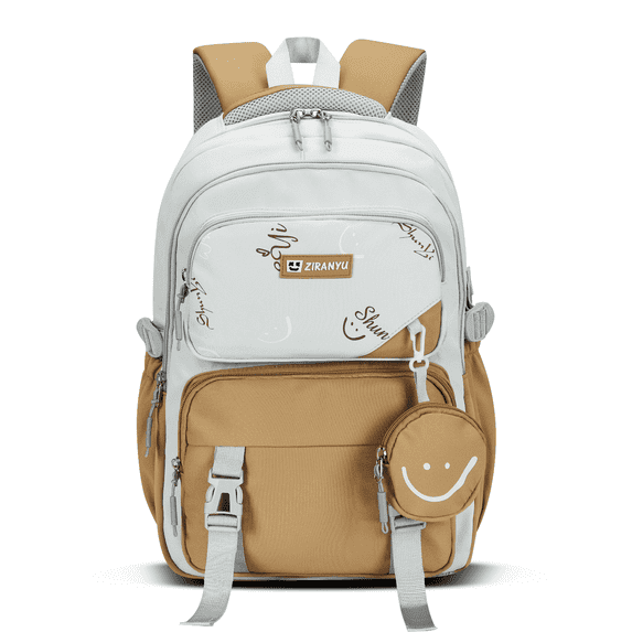Girls Boys School Backpack, Large Capacity Student Middle School Backpack,Lightweight Waterproof Casual Bag with Cute Coin Purse,Ideal Gift for Travel Casual School