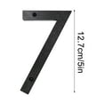 thumbnail image 1 of Fegute 5 Inch Metal House Numbers Plastic Letters for Outdoor Address Signs Easy Installation Stylish Design for Home Garden Decor, 1 of 5