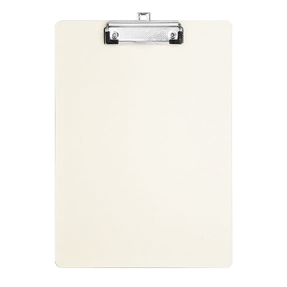 Fegute A4 Plastic Folder Board with Hook Color Clip for Office Home Use Thickened Writing Board Document Organizer 31x22.5cm