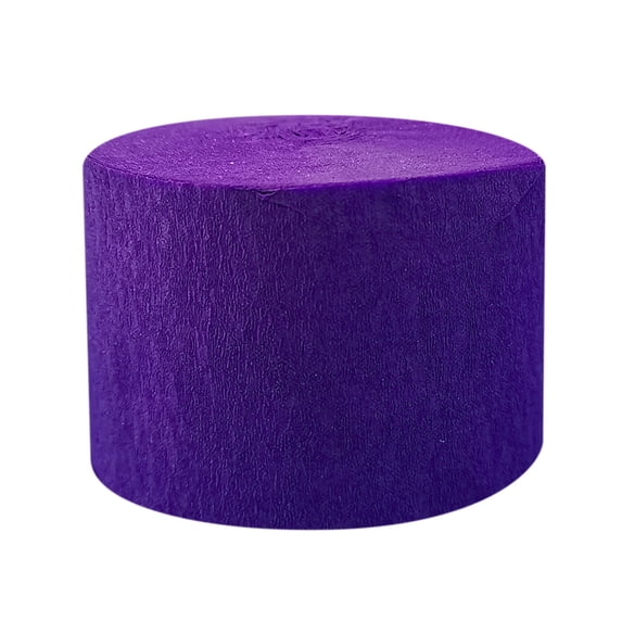 Fegute Bright Crepe Paper Roll 4.5cm x 25m Party Streamers Colorful Decorations DIY Crafts Events Festive Decor Safe Flame Resistant