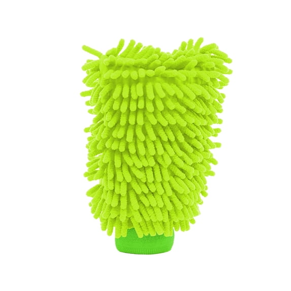 Fegute Chenille Car Wash Mitts Double Sided Soft Towel Effective Dirt Removal Household Cleaning Blue Pink Purple Green 23x15cm Auto Accessories
