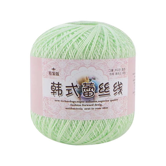 Fegute Lace Thread Crochet Yarn Cotton 325m Knitting Yarn DIY Crafts for Home Decoration Versatile Soft and Durable All Seasons