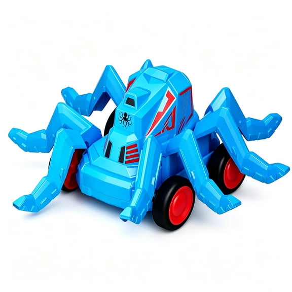 Fegute Push Sliding Stunt Car Toy Plastic Inertia Car Interactive Play Indoor Outdoor Fun Compact Design for Kids Entertainment