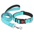 thumbnail image 1 of Fegute Reflective Dog Collar and Leash Set Adjustable Nylon for Medium Dogs Safety Locking Buckle Padded Handle Night Walking Pet Accessories, 1 of 6