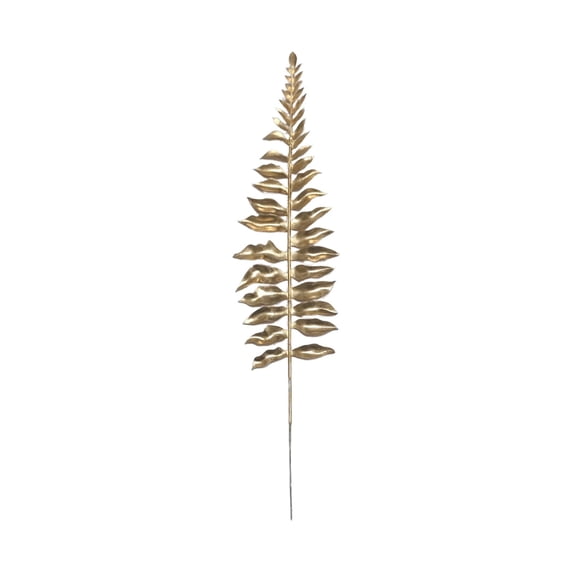 Fegute Winter Artificial Leaves Branches Plastic Gold Silver Decorations for Home Table Mantel Christmas Flowers 41cm Vase Fillers Party Decor