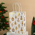 thumbnail image 1 of FeiFu 12PCS Christmas Snowflake Tote Bags Gift Bags Festive Snowflake Design Durable Material for Holiday Gift Packaging and Party Favors, 1 of 6