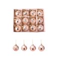thumbnail image 1 of FeiFu 12pcs Set Christmas Tree Ornament Balls Hanging Decorations Plastic Shiny Surfaces Festive Tree Decor Gift Hanging Ornament, 1 of 6