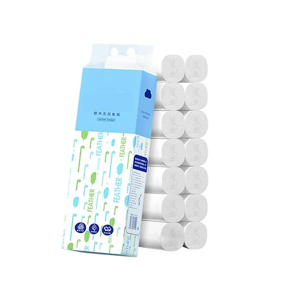 FeiFu 14 Rolls per Pack Toilet Paper Rolls Soft Absorbent Toilet Paper for Home Bathroom Use Convenient Pack for Daily Needs Comfort and Cleanliness