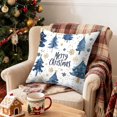thumbnail image 1 of FeiFu 17.7x17.7in Christmas Printed Pillowcover Festive Patterns Soft Comfortable Fabric for Sofa Couch Bedroom and Holiday Decor, 1 of 6