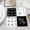 thumbnail image 1 of FeiFu 20PCS Bowknot Paper Napkins Party Supplies Birthday Decor Party Atmospheres Napkins Soft Absorbent Disposable for Home Party Dining Table Use, 1 of 6
