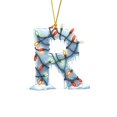 thumbnail image 1 of FeiFu 2D Acrylic Flat Christmas Pendants 26 English Letters Light Durable Flat Design Easy to Hang Suitable for Christmas Tree Gift Wrapping, 1 of 6