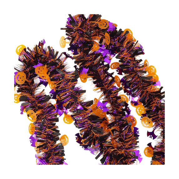 FeiFu 2M Hallow-een Garland Festive for Party Decor Hanging on Doors Walls and Ceilings for Hallow-een Parties Haunted Houses and Home Decor Adds Spooky Festive