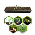 thumbnail image 1 of Lomaiwei Deep-Cell Seed Trays with Water Reservoir - Heavy-Duty Nursery Planters for Vegetables, Herbs, Flowers Holes Design Optimized for Moisture Retention, 1 of 6