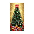 thumbnail image 1 of FeiFu 35×71 Inches Christmas Door Cover Christmas Holiday Door Wall Festive Decoration Adds Cheer to Home Entrance Suitable for Decorating Doors or Walls, 1 of 6