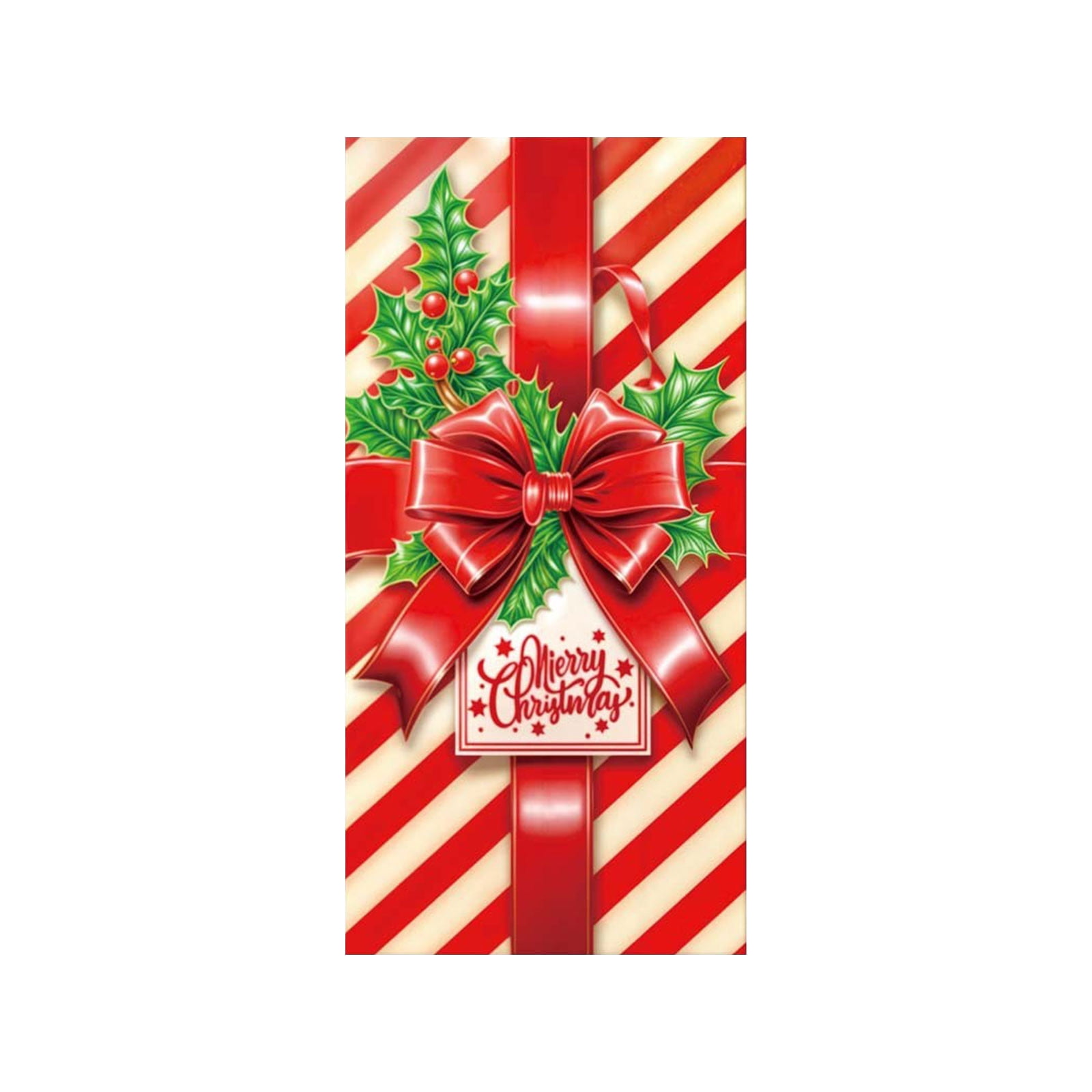 FeiFu 35 X 71 Inch Christmas Visual Door Cover Decoration Festive Party ...
