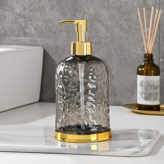 FeiFu 450ml Dispenser Bottle Creatives Dispenser Bottle Easy to Refill and Use Suitable for Home Bathroom Convenient to Carry
