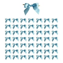 FeiFu 50 Pieces Packaging Sealing Bow Ribbon Gift Ribbon for Easy Tying Suitable for Gifts Boxes or Bags Fits Daily or Holiday Use