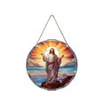 thumbnail image 1 of FeiFu 7.87in Nativity Ornament Holiday Decor Religious Keepsake Gift Idea Acrylic Hanging Art Ornament for Trees Walls Doors, 1 of 6