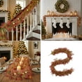 thumbnail image 1 of FeiFu Artificial Christmas Rattan Pines Needle and Pines Cones Decorative Garland Festive Garland for Christmas Tree Mantel and Staircase Decor, 1 of 7