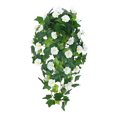 thumbnail image 1 of FeiFu Artificial Hanging Flowers, Fake Plastic Faux Hanging Plants Morning Vines for Indoor Outdoor Garden Porch Wedding Wall Décor, 1 of 2