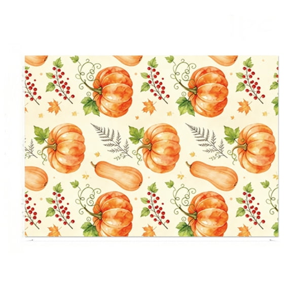 FeiFu Autumn Thanksgiving Wrapping Paper Sheet with Maple Leaves, Fall Harvest Gift Wrap Craft Decor, 70x50cm DIY Wrapping Supply, for Boxes.