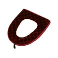 thumbnail image 1 of FeiFu Autumn and Winter Toilet Seat Cover Long Plushs Thickened Toilet Cushion Soft and Warm for Cold Seasons Adds Comfortable to Bathroom Use, 1 of 5