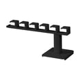 thumbnail image 1 of FeiFu Baseball Cap Organizer Rack with Multi-Tier Hooks,Space-Saving Closet Storage for Hats, Bags, Towels, Accessories (Durable Design) Black 8pcs, 1 of 8