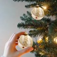 thumbnail image 1 of FeiFu Christmas Ball Ornaments Soft Plushes Hanging Balls Textured Festive Decor for Christmas Trees Wreaths and Mantels, 1 of 6