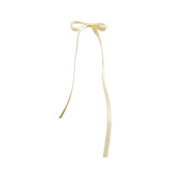 FeiFu Christmas Bow Thin Ribbon Tie Festive Bow Ribbon for Xmas Decor Wreath Tree Gift Wrapping Decorations Cute Bow Ribbon with Festive Colors