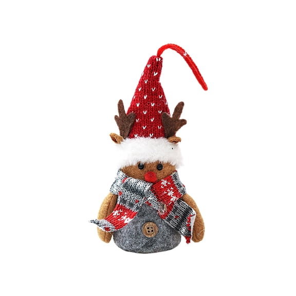 FeiFu Christmas Decorations Light-Up Doll with Lights Built-In Lights Cute Doll Design Fits Christmas Suitable for Desktop or Tree