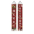 thumbnail image 1 of FeiFu Christmas Door Cover Door Curtain Holiday Door Wall Decoration Enhances Holiday Vibe Suitable for Door or Wall Decor Indoor Outdoor Use, 1 of 5