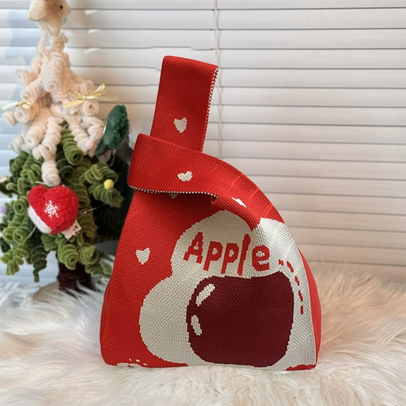 FeiFu Christmas Gift Bags Festive Handheld Bags Reusable Durable for Holiday Gift Packaging Christmas Presents Storage or Shopping During Festive Season