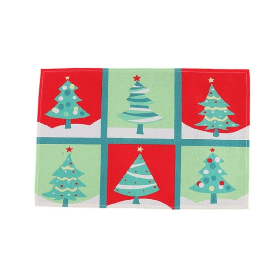 FeiFu Christmas Placemats Home Decoration Items Dining Table Tablecloths Suitable for Christmas Family Home Decoration for Holiday Family Meals and Gatherings
