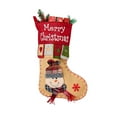 thumbnail image 1 of FeiFu Christmas Stockings Christmas Decorations Christmas Tree Pendants Traditional Stocking Design Suitable for Hanging on Tree or Fireplace Fits Home or Office Decor, 1 of 6