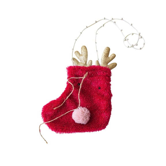 FeiFu Christmas Stockings Gloves Gift Bags Christmas Bags Christmas Tree Hanging Ornaments Christmas Decoration Multi Purpose Fit for Gifting and Tree Decoration