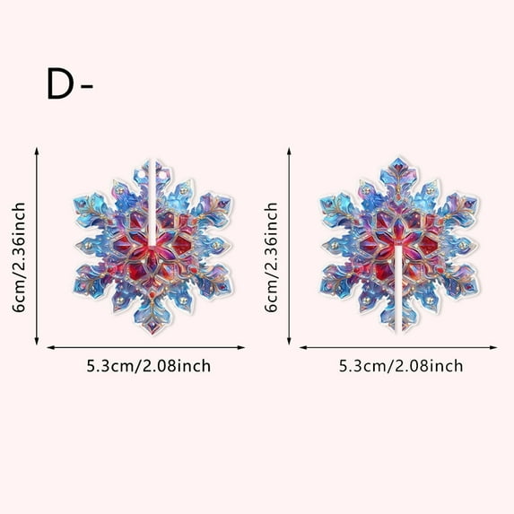 FeiFu Christmas Tree Decoration Ornament Various Styles Christmas Tree Decor Durable for Reuse Easy to Hang on Tree Branches