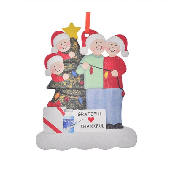 FeiFu Christmas Tree Ornaments Gift Decoration Wooden Small Hanging Ornaments Creatives Cute Christmas Decor for Tree Decoration Holiday Gifting