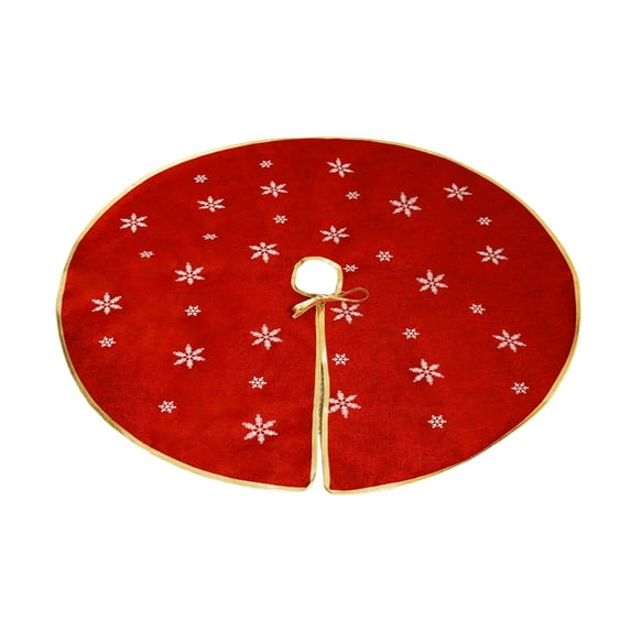FeiFu Christmas Tree Skirt Creatives Printed Christmas Tree Base Decoration Christmas Home Decor Protects Floor from Pines Needles