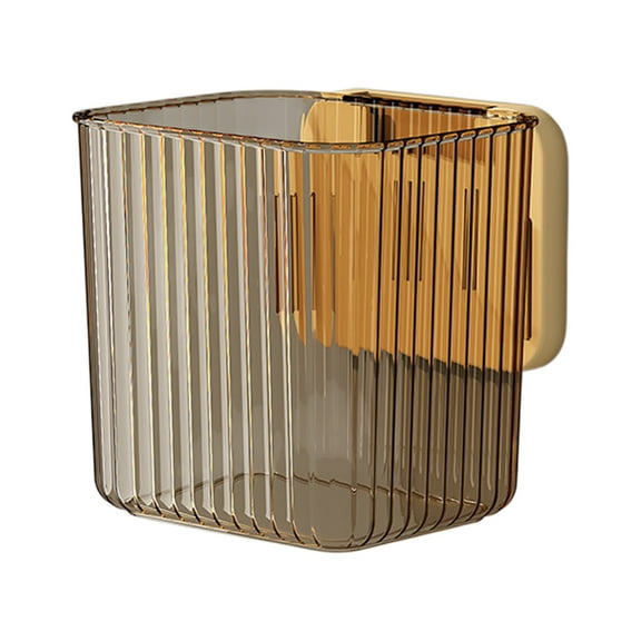 FeiFu Hanging Sorage Basket, Bathroom Basket, Household Goods, with Traceless Tape, no Drilling, for Cabinet Storage, Kitchen, Bathroom, Storage Room Coffee