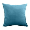 thumbnail image 1 of FeiFu Multi-Use Velvet Cushion Covers Sofa Chair Headrest/Backrest/Waist Support Pillow Protector, Luxury Crushed Velvet Pillowcase Blue, 1 of 5