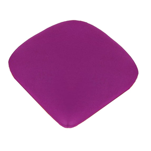 FeiFu Solid Color Seat Covers for Dining Room Chair, Stretch Removable Washable Chair Seat Cushion Protector Slipcovers with Ties Chair Cushion Slipcovers Purple