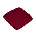 thumbnail image 1 of FeiFu Solid Color Seat Covers for Dining Room Chair, Stretch Removable Washable Chair Seat Cushion Protector Slipcovers with Ties Chair Cushion Slipcovers Red, 1 of 5