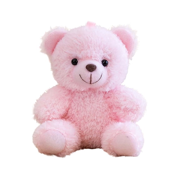 FeiFu Cute Mini Plush Teddy Bear Stuffed Animal, Soft Cuddly Toy for Kids, Adorable Home Decor Figurine Ornament, Sweet Birthday Party Gift.