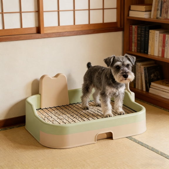 FeiFu Dog Potty Tray,Pee Pad Holder,Litter Box for Pet,Mesh Training Holder for Puppy and Small Size Dog,Housebreaking Supplies,Pet Products