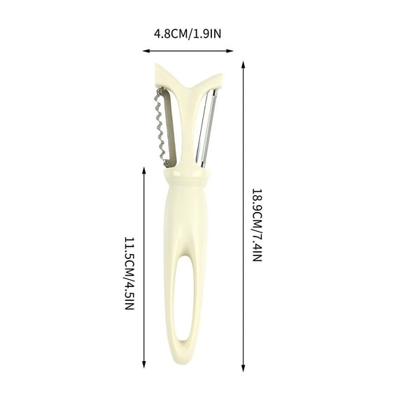 FeiFu Double-Blade Vegetable Peeler Serrated for Tomatoes, Peaches, and Integrated Cable Stripper for Kitchen Appliance Maintenance