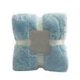 thumbnail image 1 of FeiFu Double Thickened Jacquards Lamb Wool Blanket Velvet Nap Cover Layer Gift Throw Plush Material Bedroom Decor, 1 of 5