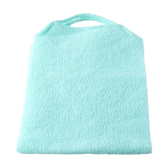 FeiFu Exfoliating Back Scrub Towel Adjustable Strap Shower Washcloth for Neck Shoulders Long-Handled Bath Exfoliator Pull Strap Exfoliating Washcloth